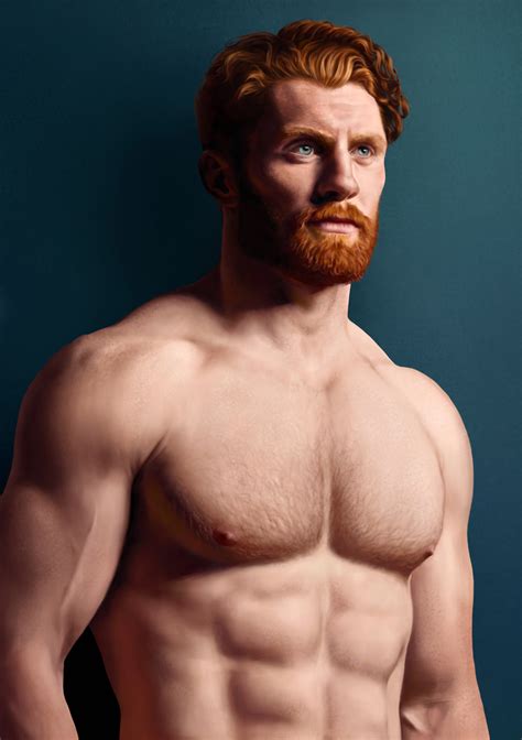 naked men with red hair|Redhead stud barebacked passionately by muscular gay.